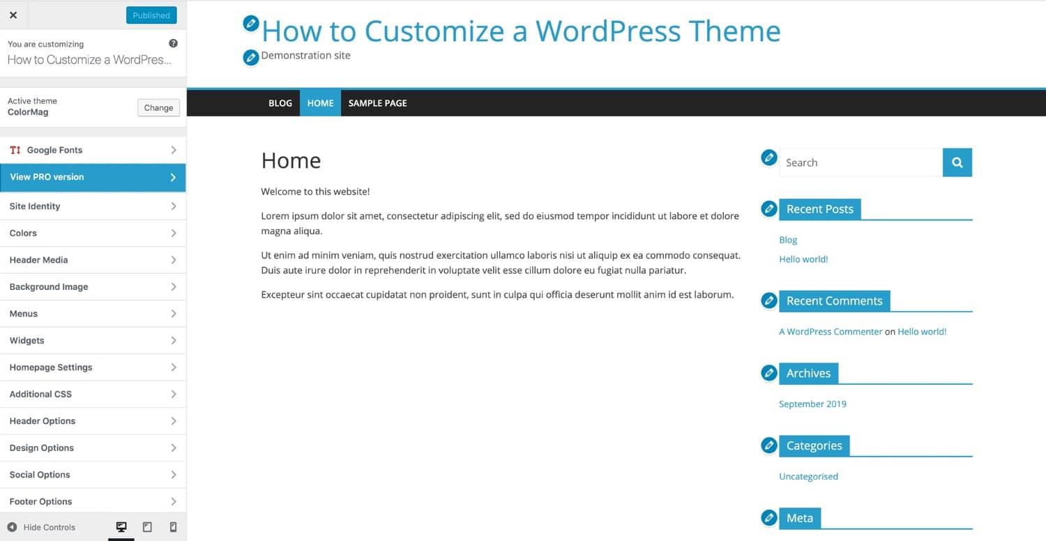 Customizing Your New Theme for a Perfect Fit