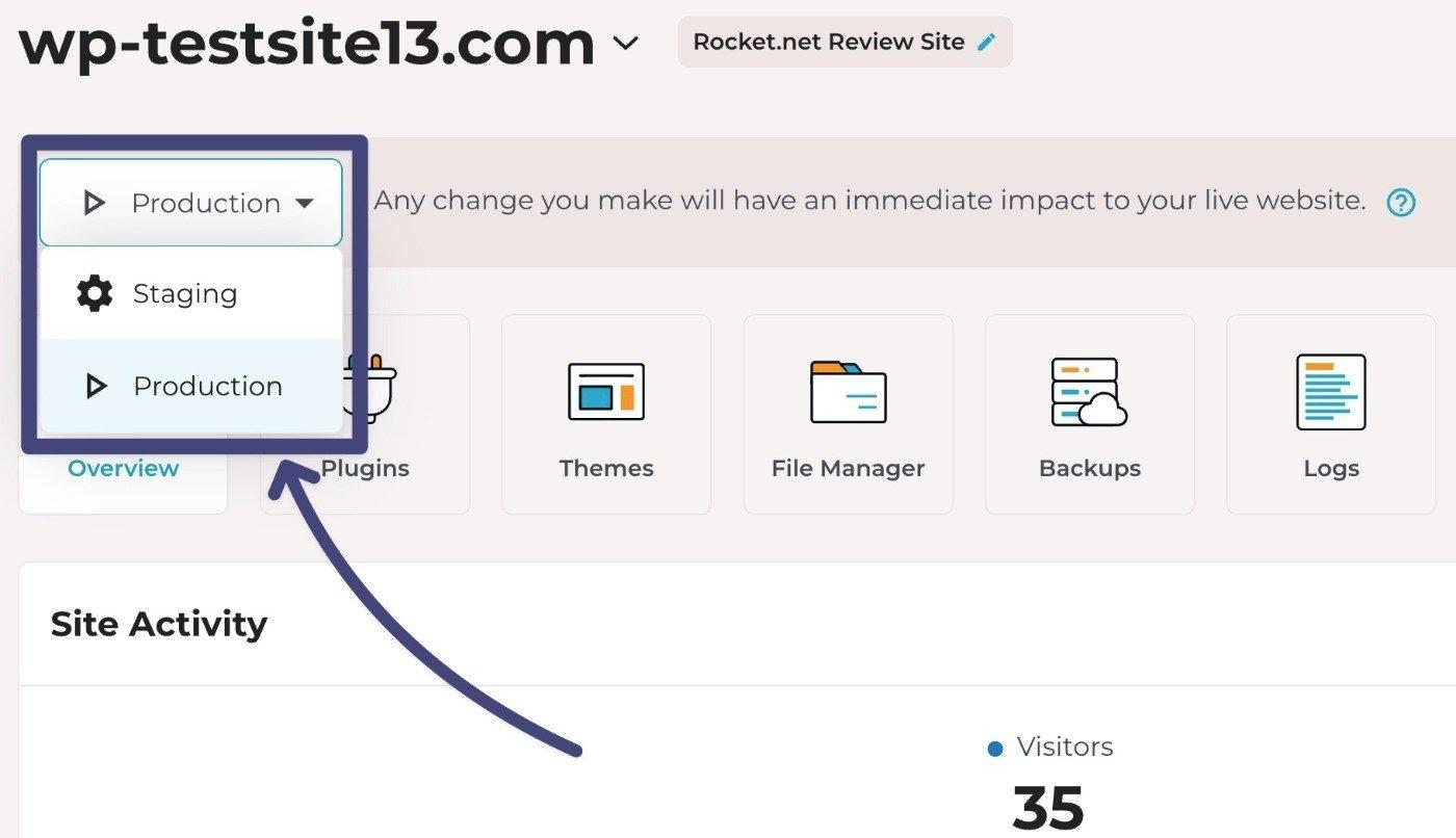 User Experience That​ Stands Out:‍ The Rocket.net Interface